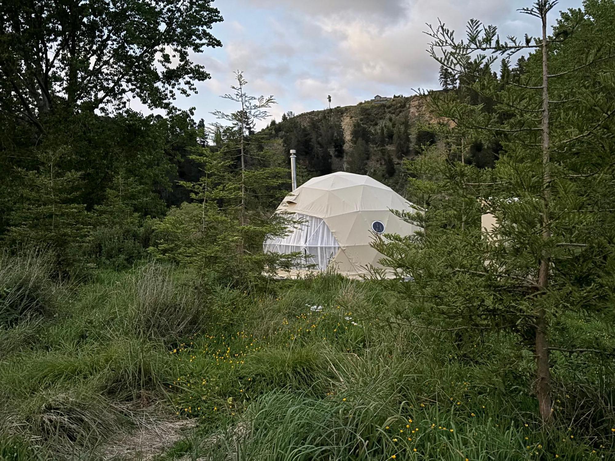 Takahuri Glamping Domes Whanganui Ngoại thất bức ảnh