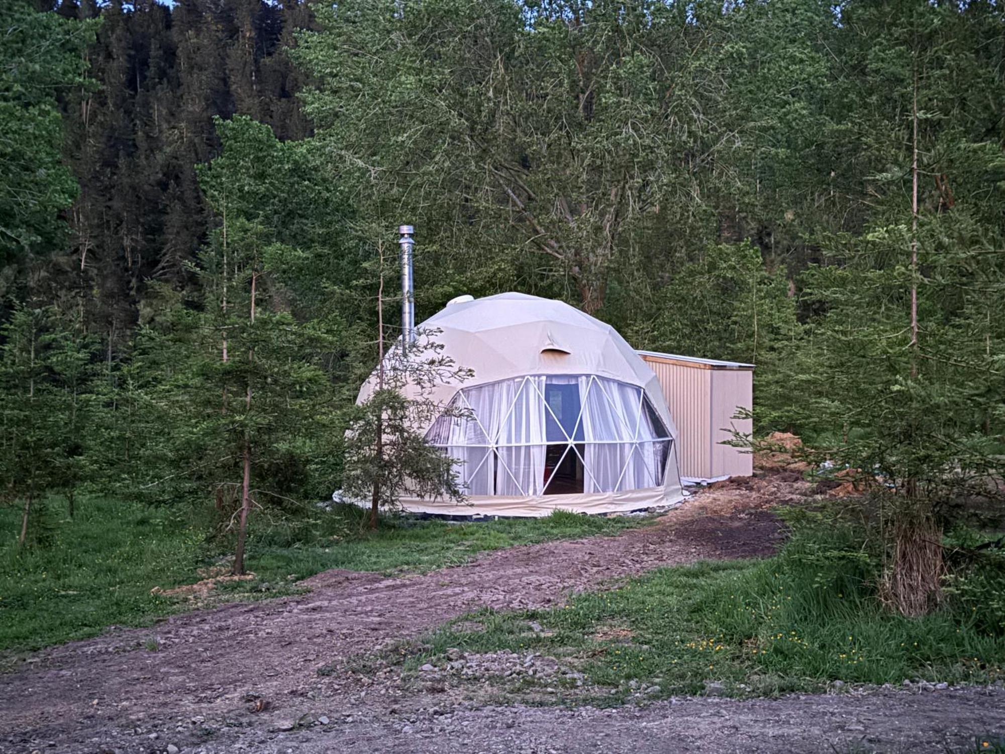 Takahuri Glamping Domes Whanganui Ngoại thất bức ảnh