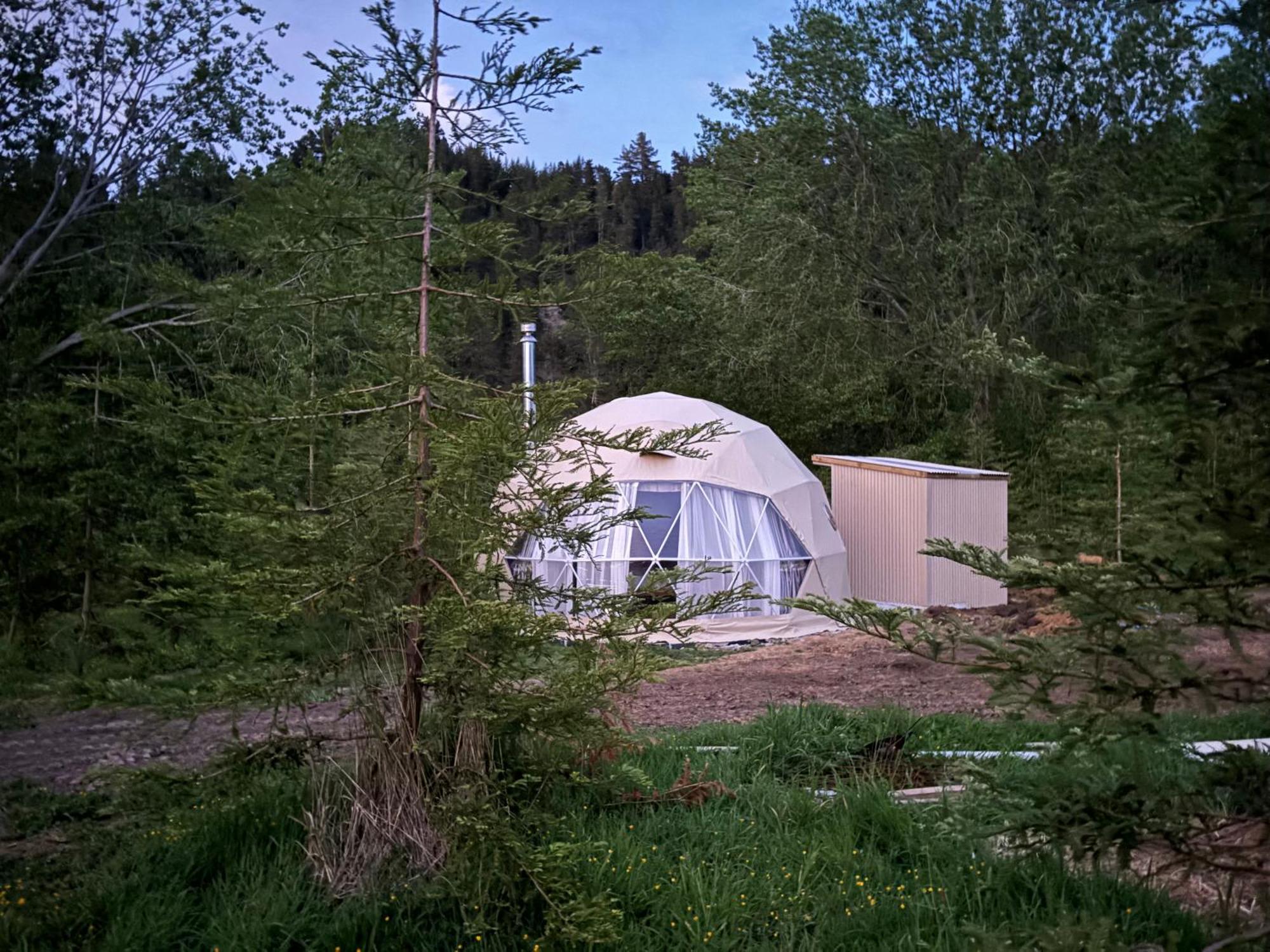 Takahuri Glamping Domes Whanganui Ngoại thất bức ảnh