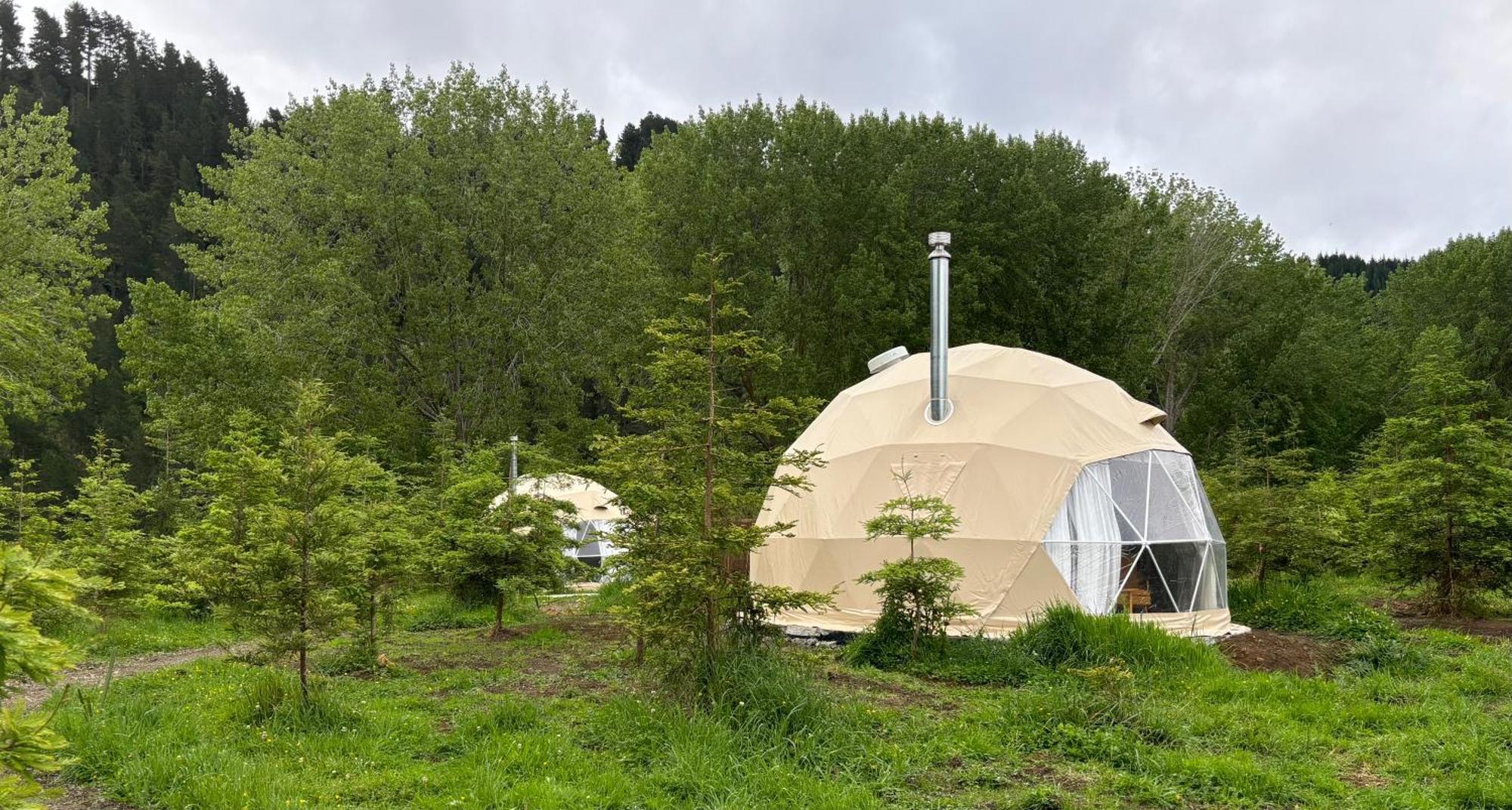 Takahuri Glamping Domes Whanganui Ngoại thất bức ảnh