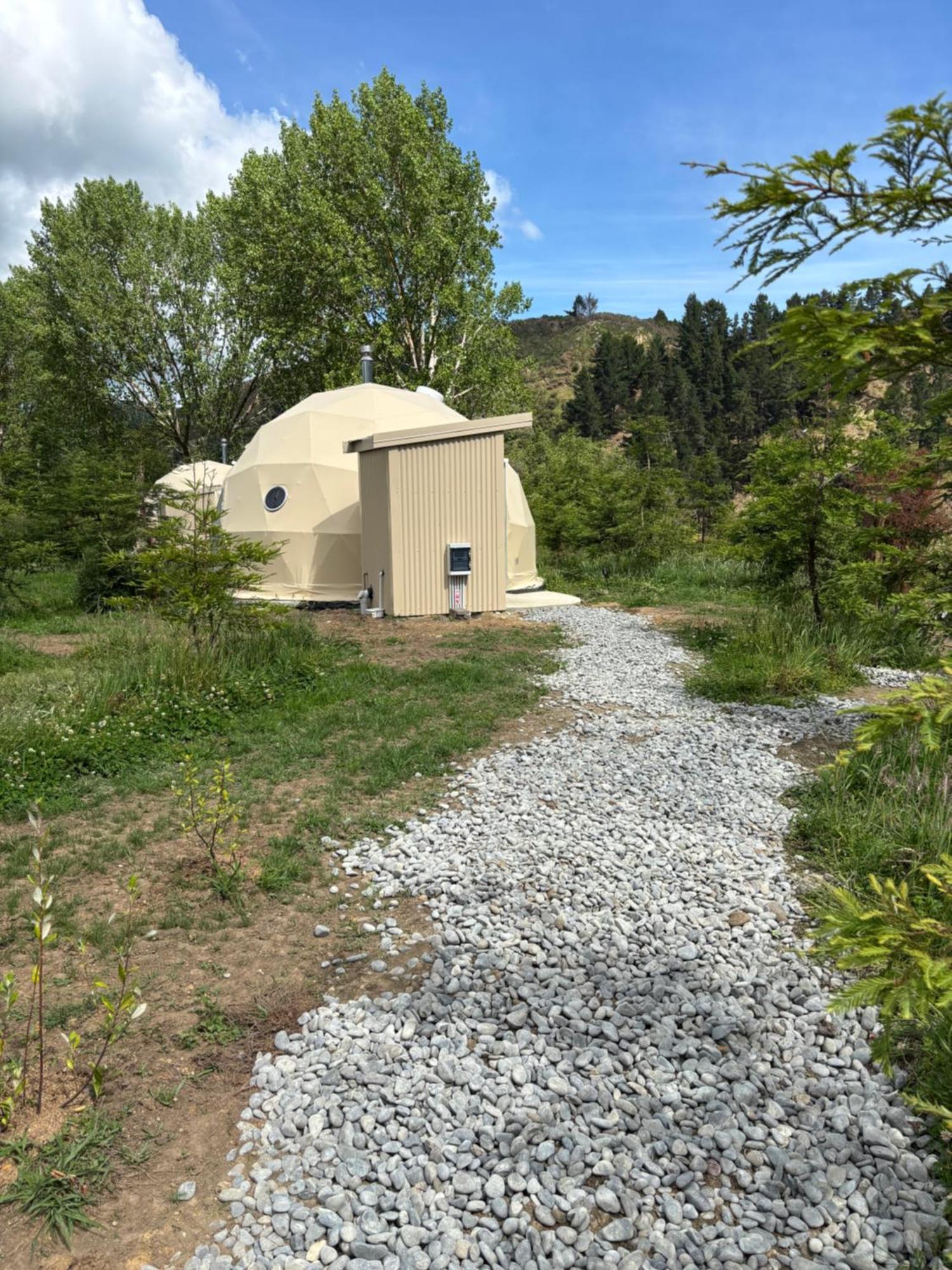 Takahuri Glamping Domes Whanganui Ngoại thất bức ảnh